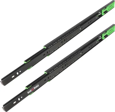 Immagine prodotto di KOTARBAU® 1 coppia di guide per cassetti Guide a estrazione totale Softclose 550 mm Estrazione pesante Guide per cassetti Sistema di guide Guide a chiusura automatica Guide estraibili Guide telescopiche Estrazioni per cassetti