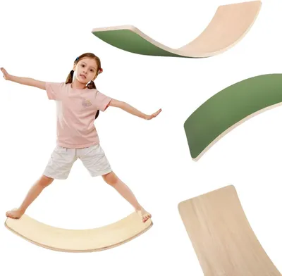 Image de Balance Board Planche d'équilibre Lama Max vert