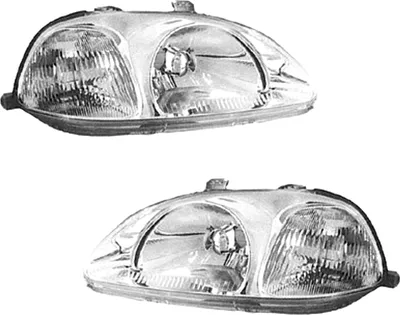 Produktbild von Scheinwerfer Set für Honda Civic VI 6 EJ EK H4 11/95 - 8/98 LWR