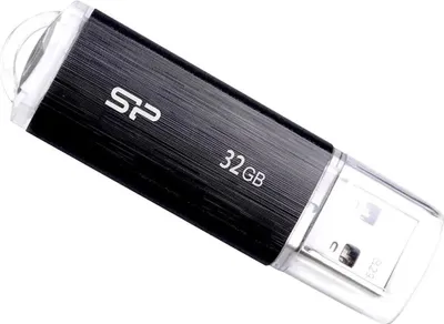 Image de Silicon Power USB-Stick 32GB USB2.0 U02 Plastic Black
