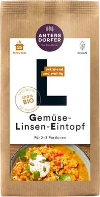 Immagine prodotto di L - Stufato di verdure e lenticchie 150g
