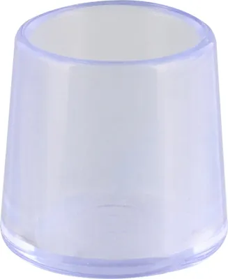 Produktbild von WAGNER Kappen für Stahlrohr rund 4tlg. - Ø 12 / 16 x 16 mm, Abrieb 4 mm, Kunststoff transparent - 15067099