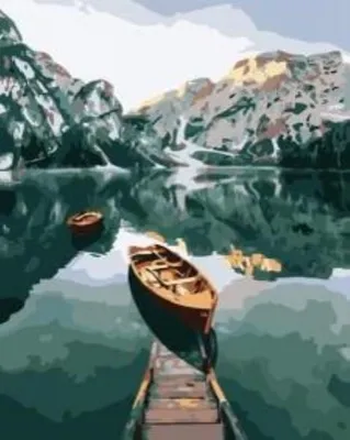 Obrázek produktu pro Malování podle čísel Jezero 40 x 50 5587