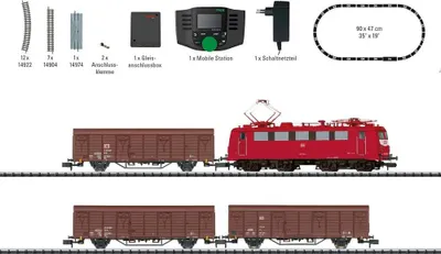 Produktbild von Märklin MINITRIX 11162 - N Digital-Startpackung Güterzug, DB AG
