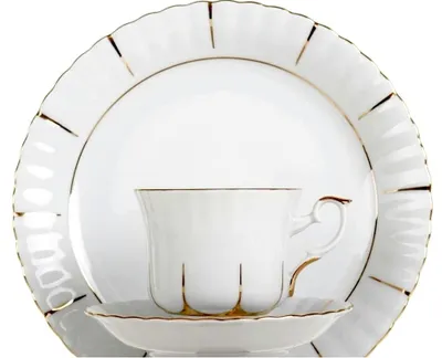 Produktbild von Chodzież Iwona Teller flach Porzellan Dekor 0007 24 cm