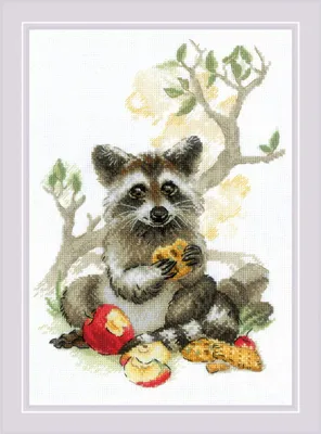 Image de Riolis Point de Croix Set "Gourmandises moelleuses", modèle à compter, 21x30cm