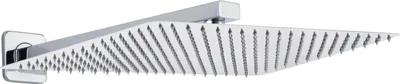 Produktbild von JOHO Regendusche Duschkopf groß Rechteckig pflegeleichte Überkopfbrauseset aus 304 Edelstahl mit Bombenfester Brausearm Wandarm (35x25cm/37cm)