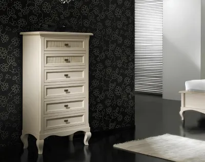 Immagine prodotto di Cassettiere Credenze Armadio in legno massiccio Mobili Cassettiera Bianco