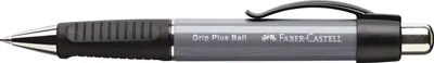 Produktbild von FABER-CASTELL Druckkugelschreiber GRIP PLUS steingrau Strichstärke: 0,5 mm