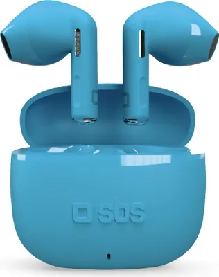 Zdjęcie produktu dla Zestaw słuchawkowy SBS Go Pods True Wireless Stereo (TWS) douszny do rozmów/muzyki USB Type-C Bluetooth Niebieski