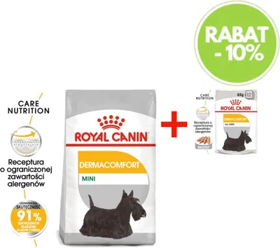 Produktbild von Royal Canin Mini Dermacomfort, Adult, Rind, Gemüse, 3 kg