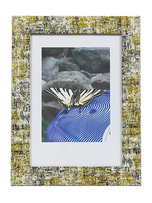 Productafbeelding van Kunststof fotolijst POLLO, 21 x 29,7 cm, geschikt om op te hangen, GEEL