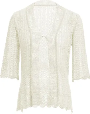 Produktbild von ALARY damen strickjacke - wollweiss, XS/S