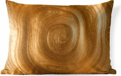 Produktbild von MuchoWow® Outdoor Kissen - Ein Wirbel in goldener Farbe - 60x40 cm - Wetterfest - Lounge Kissen - Zierkissen - Kissen für Innenräume