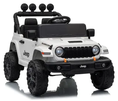 Imagen del producto de Jeep Rubicon DK-JWR558, vehículo eléctrico de 24V, color blanco