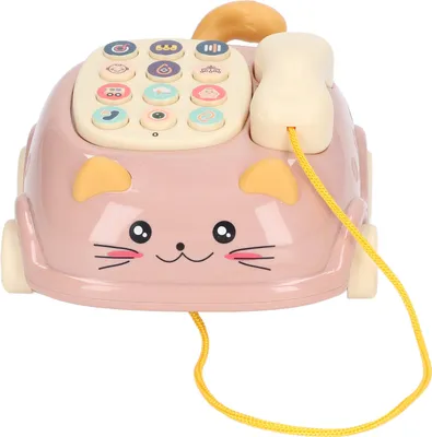 Obrázok produktu pre Detský telefón, detská hudobná hračka, detský predstieraný telefón, detská telefónna hračka, detská hračka do auta, detská hračka