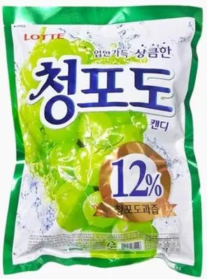 Produktbild von LOTTE Green Grape Candy 153g