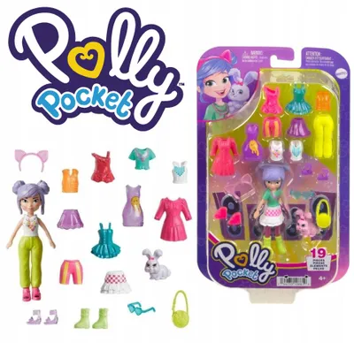 Produktbild von Mattel Polly Pocket Mode-Set mit Puppe und Zubehör