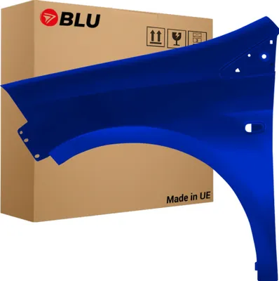 Image de BLU Aile Compatible avec Fiat Bravo 487B Gauche Blau Notturno | 2007-2014 | Avant | Peint| Prêt à Monter | Acier