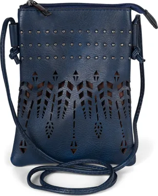 Produktbild von styleBREAKER Damen Mini Bag Umhängetasche Ethno Style und Nieten, Schultertasche, Handtasche, Tasche 02012260
