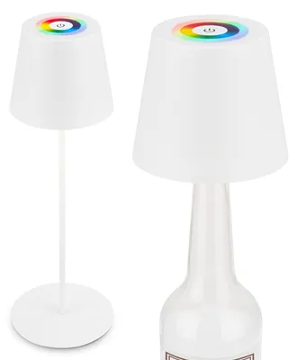 Productafbeelding van 3-in-1 RGBW LED-tafellamp, draadloos, IP44, geschikt voor binnen- en buitengebruik, met ingebouwde batterij