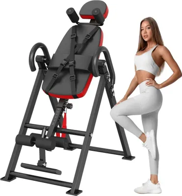 Produktbild von Inversionsbank Rückentrainer - Faltbarer Inversionstisch - Rückenstrecker für optimale Entlastung - Rückenfitness-Gerät