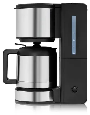 Imagen del producto de WMF Aroma Thermo Stelio, independiente, color , acero inoxidable, con depósito, para café molido, café, capacidad de 1 litro