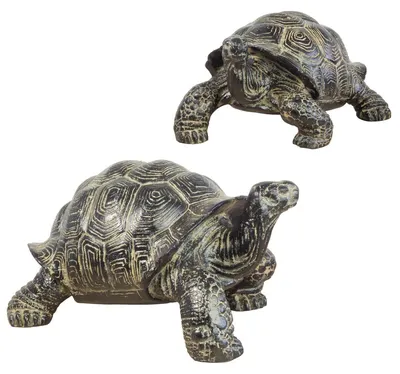 Produktbild von Schildkröte Schildkröten Figur Skulptur Stein Exotisch Statue GRC Bali Garten Deko mittel