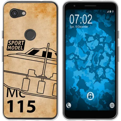 Produktbild von PhoneNatic Case kompatibel mit Google Pixel 3a XL Silikon-Hülle Space U.F.O. M1