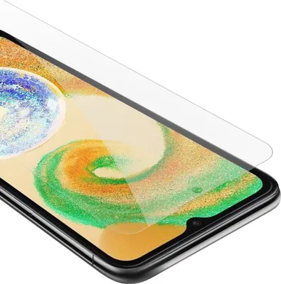 Produktbild von Cadorabo Schutzfolie für Samsung Galaxy A04s in KRISTALL KLAR Gehärtetes Tempered Display-Schutzglas Panzerfolie