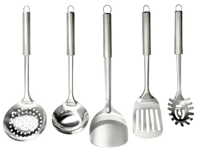 Produktbild von 5-teiliges Küchenutensilien-Set Edelstahl