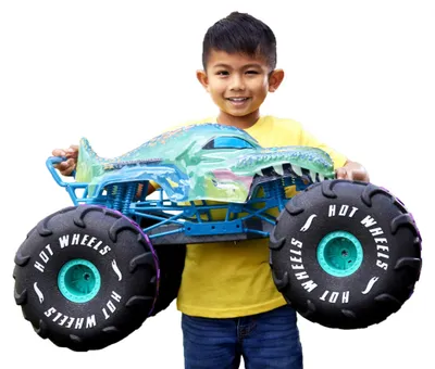 Obrázok produktu pre Hot Wheels Monster Trucks HPK28, vozidlo, 5 rok / roky, AAA, Plast, Modrá, Zelená