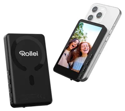 Produktbild von Rollei 26936, Zusätzliche Anzeige, Schwarz, Rollei, 10,1 cm (3.97"), 400 x 800 Pixel, LCD