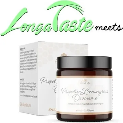Produktbild von bedrop Propolis Deocreme / Festes Deo mit Lemongrass - 30ml