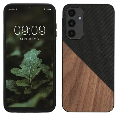 Produktbild von kwmobile KWM000021QX001C, Cover, Samsung, Galaxy A25, Schwarz, Dark brown
