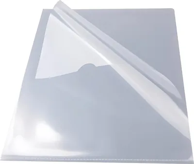 Produktbild von Aktenhüllen A4, glasklar, Sichtmappe 150my, PP-Folie