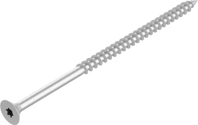 Obrázek produktu pro Šroub do dřevotřísky SECCARO 6 x 120 mm, pozinkovaná ocel, šroub do dřeva s částečným závitem, TX / šestihranný, 50 kusů