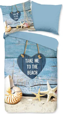 Immagine prodotto di Set di biancheria da letto in puro poliestere Beach Colour Multi Size 135x200+80x80