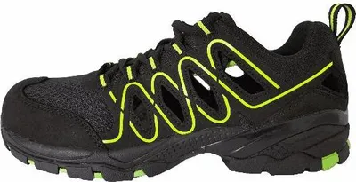 Produktbild von PowerSafe Sicherheitssandale Luca S1P schwarz-neongrün