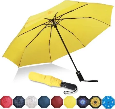 Produktbild von Famanu Regenschirm Stabil - Schwarz