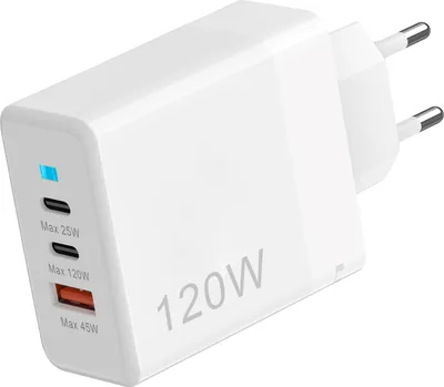 Obrázok produktu pre Vhodné pre Xiaomi Huawei Apple Samsung mobilný telefón Rýchla nabíjačka LED svetelná nabíjačka A+C nabíjačka Rýchly nabíjací systém podľa európskej normy