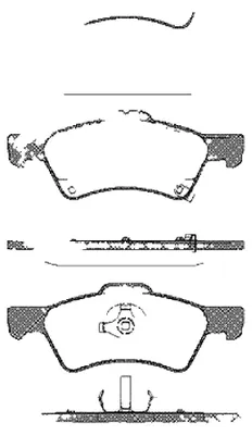 Produktbild von Bremsbelagsatz Scheiben 18,8 mm TRISCAN für u.a. CHRYSLER VOYAGER