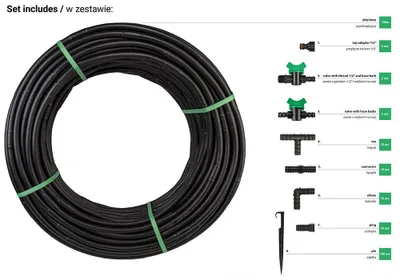 Image de Tuyau d'écoulement Wassertropfen set 100 mètres