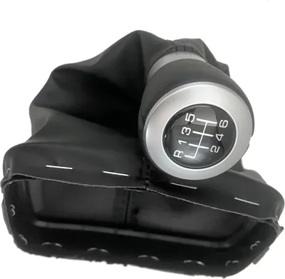 Imagen del producto de Palanca de cambio de 6 velocidades con funda y protector antipolvo, compatible con Seat Alhambra (2000-2010)