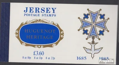 Produktbild von Briefmarken GB - Jersey 1985 Mi MH0-26 (kompl.Ausg.) postfrisch Hugenotten