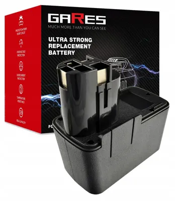 Obrázek produktu pro GARES Akumulátor Baterie pro BOSCH GSR 7.2 GSR 7.2 VE-2 GSR 7.2-1 GSR 7.2VE-2 | 7,2 V 2Ah | Zesílená série High-Performance | Vysoký výkon