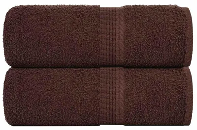 Immagine prodotto di vidaXL Asciugamani FROGN, 2 pezzi, marroni, 30x30 cm, 360 g/m²