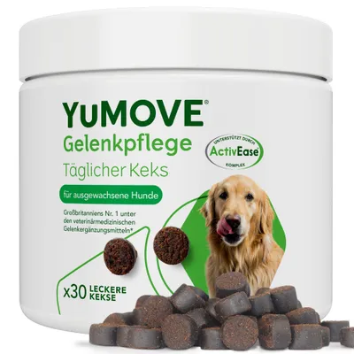 Productafbeelding van YuMOVE Groenlipmossel voor honden, 30 kauwsnacks, ter ondersteuning van gewrichten en botten, 150mg