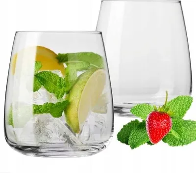 Produktbild von KROSNO Gläser 6x470ml FÜR GETRÄNKE WASSER SÄFTE COCKTAILS MODERN KRISTALL