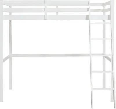 Produktbild von Hochbett - 120 x 190 cm - Kiefer massiv - Geweißt - GEDEON II